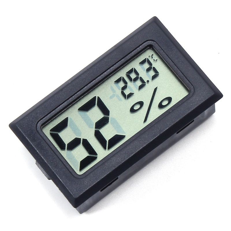 Mini Hygrometer  Thermometer digital untuk mengukur temperatur  kelembaban udara % RH ruangan indoor