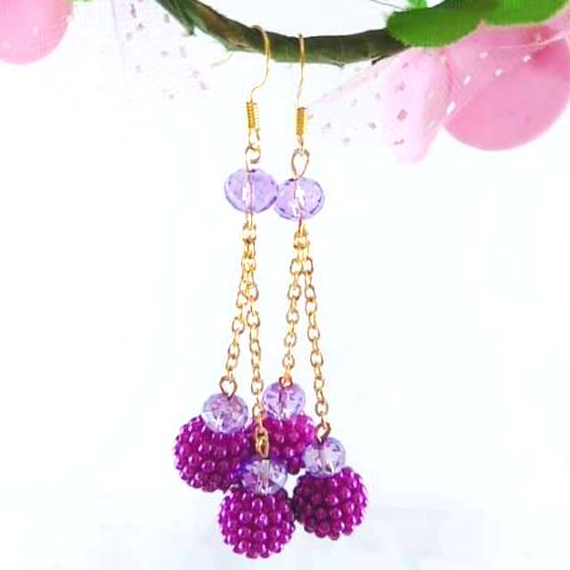 SEPASANG Terbaru Anting Korea /anting Fashion BijiBerry/Anting Jilbab kekinian by TokoPelangiNicer