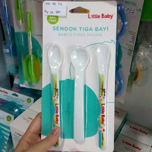 Little Baby Sendok Tiga - Spoon Set isi 3 pcs untuk bayi