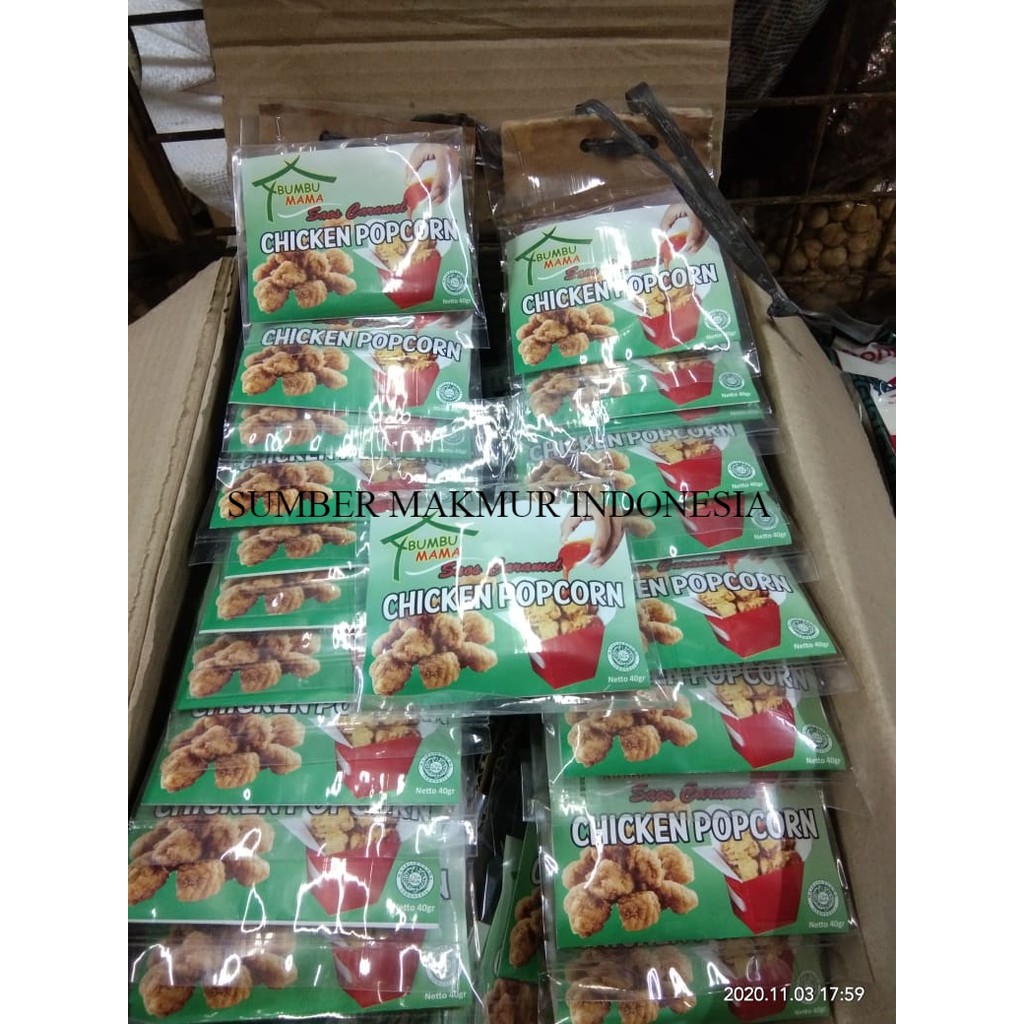 BUMBU CHICKEN POPCORN CAP BUMBU MAMA 40 GRAM - ECERAN