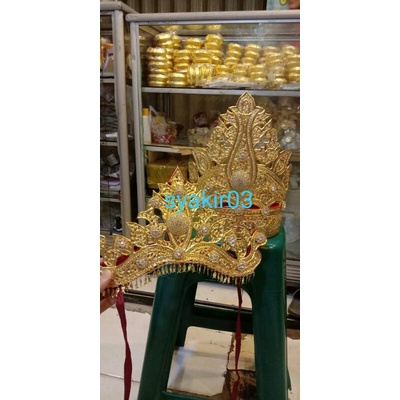 mahkota pengantin palembang gold