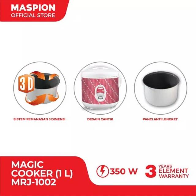 Maspion Majic Cooker 1 liter MRJ - 1002