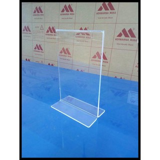 BERGARANSI Acrylic Tentcard Nomor Meja Acrylic Acrylic 