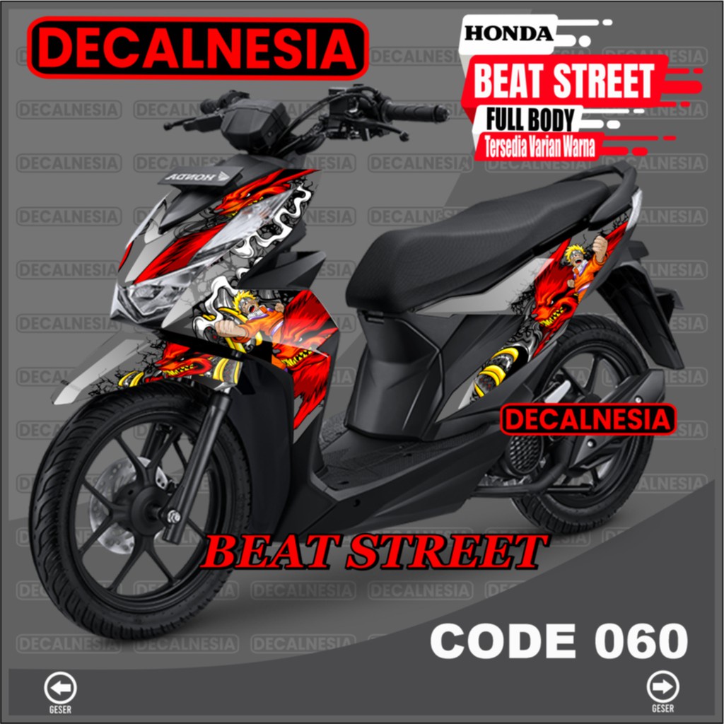 Jual Decal Beat Street 2021 Full Body Sticker Motor New 2020 Modifikasi Stiker Variasi Aksesoris 2022 Indonesia Shopee Indonesia