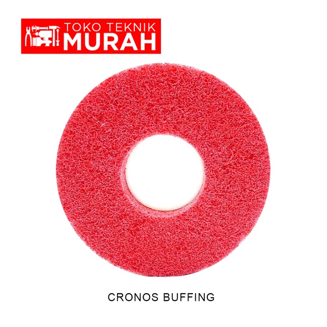 Cronos Buffing 4” Sikat Piring Non Woven Merah 4 inch inci Buff