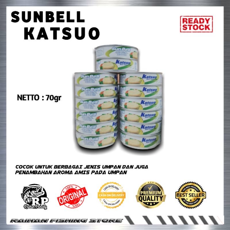 

Tuna kaleng Sunbell katsuo 70gr