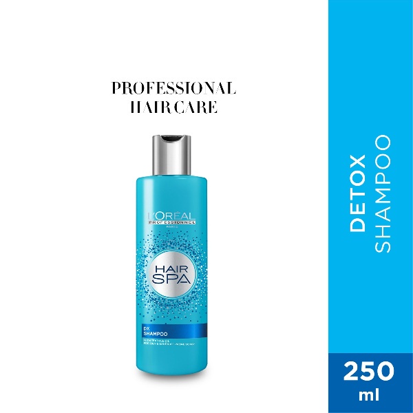 LOREAL Hair Spa Detox DX Shampoo - Shampo Perawatan Pembersih Kulit Kepala Rambut Berminyak Gatal Ketombe 250 ml