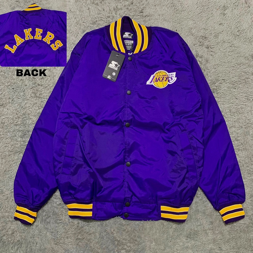 VARSITY JACKET BASEBALL NBA LA LAKERS - LOS ANGELES LAKERS FULLTAG LABEL