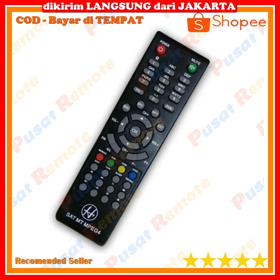 Best Seller Remot Remote Receiver Parabola BURGER S1 MATRIX SINEMA HD MPEG4 Barang Baru Bergaransi