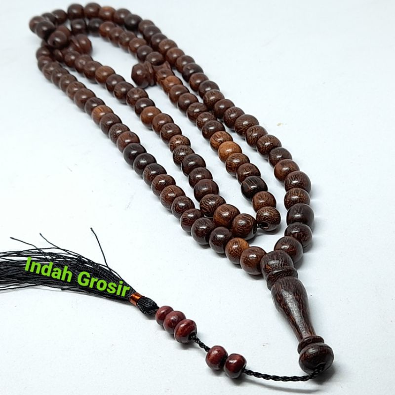 GROSIR TASBIH KAYU GALIH ASEM 8MM 99 BUTIR NATURAL
