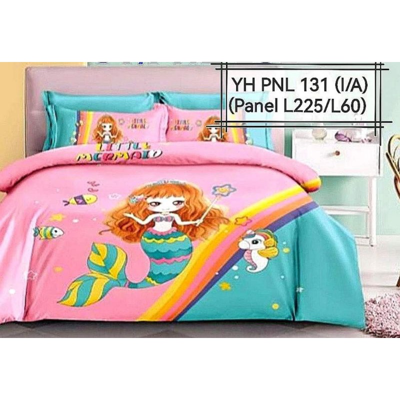 ✨RUMAH SPREI MEDAN✨ ✔NEW‼ SPREI KATUN JEPANG IMPORT MOTIF PRINCESS DUYUNG/SPREI PUTRI DUYUNG/SPREI A