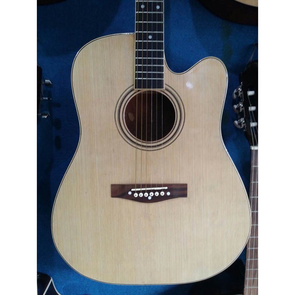 Gitar Akustik Elektrik Merk Yamaha Tipe F310 Jumbo Natural Eq-7545 R Trusrod Jakarta Murah