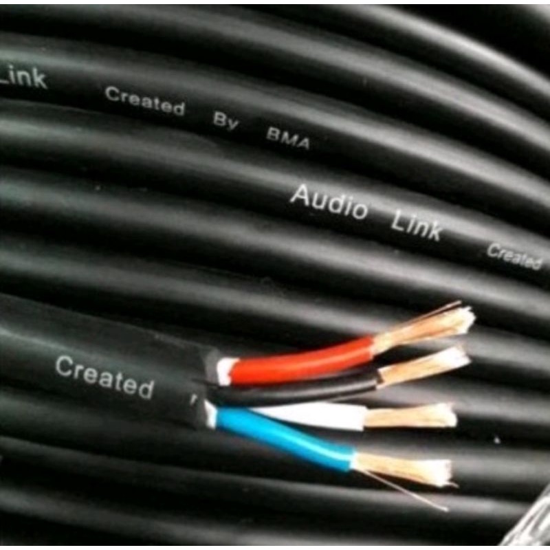 KABEL SPEAKER BMA 4 X 1.5 MM PER METER  ISI 4 ASLI MURNI BMA BY AUDIO LINK