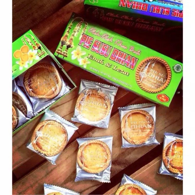 

[KEMASAN BOX ISI 10] BELI 5 BOX / 50 PCS FREE 2 PCS PIE SUSU DHIAN OLEH-OLEH ASLI BALI