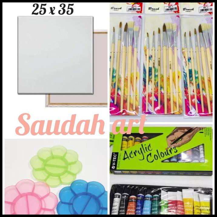 

Best Sale Paket Kanvas Lukis (Kanvas 25X35,Kuas,Palet,Cat Akrilik)