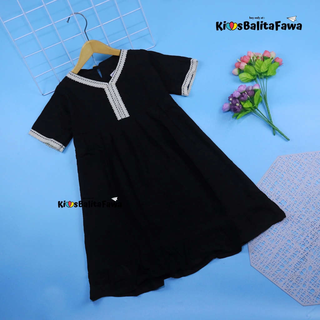 Dress Arabia uk 1-7 Tahun / PREMIUM Dres Anak Perempuan Lengan Pendek Daster Arab Baju Balita Import