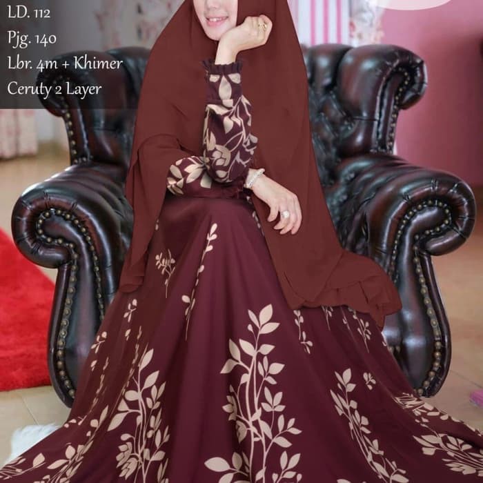 Gamis Syari Bergo Mona Rasyita -
