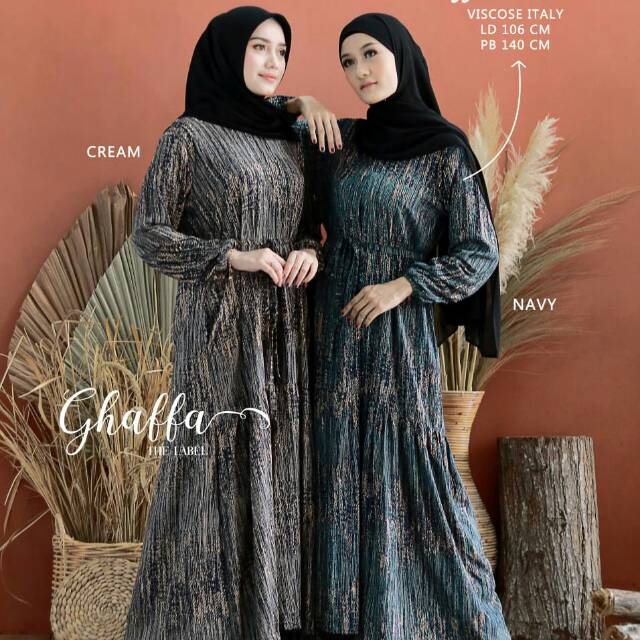 Effira dress / gamis terbaru / dress ori ghaffa the label