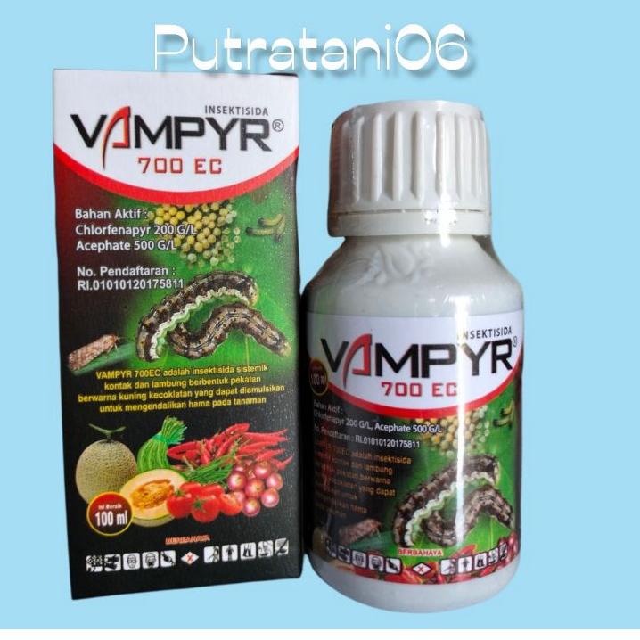 Paling Dicari.. Insektisida Vampyr 700EC pembasmi ulat tanaman kubis,bawang merah,sawi dll (100ml)