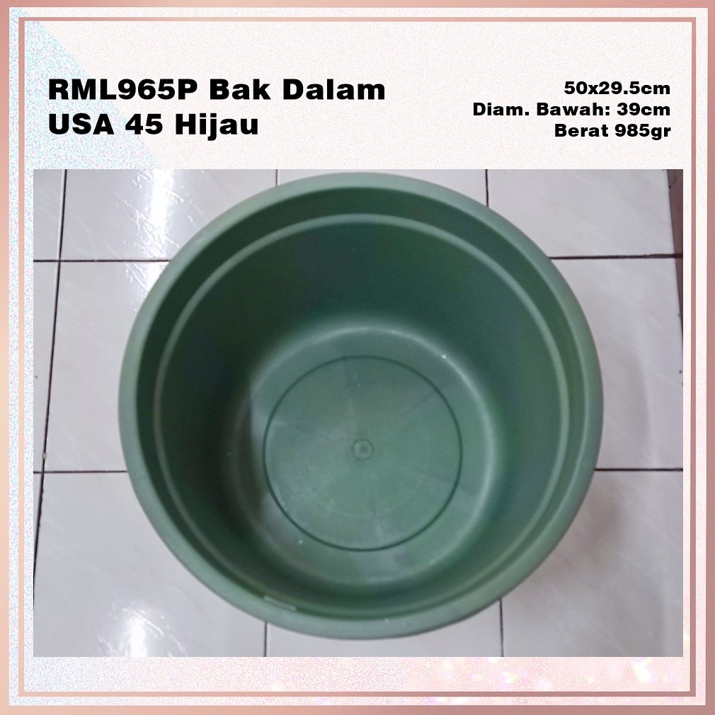 RML965P Bak Dalam USA 45 Hijau ± 40 Liter (Sicepat/ID Express/Shopee Express)