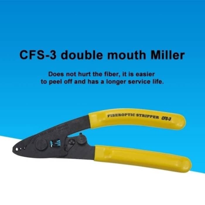 Cfs-3 Tang Fiber Optik untuk Stripper Kabel Fiber Optik FTTH