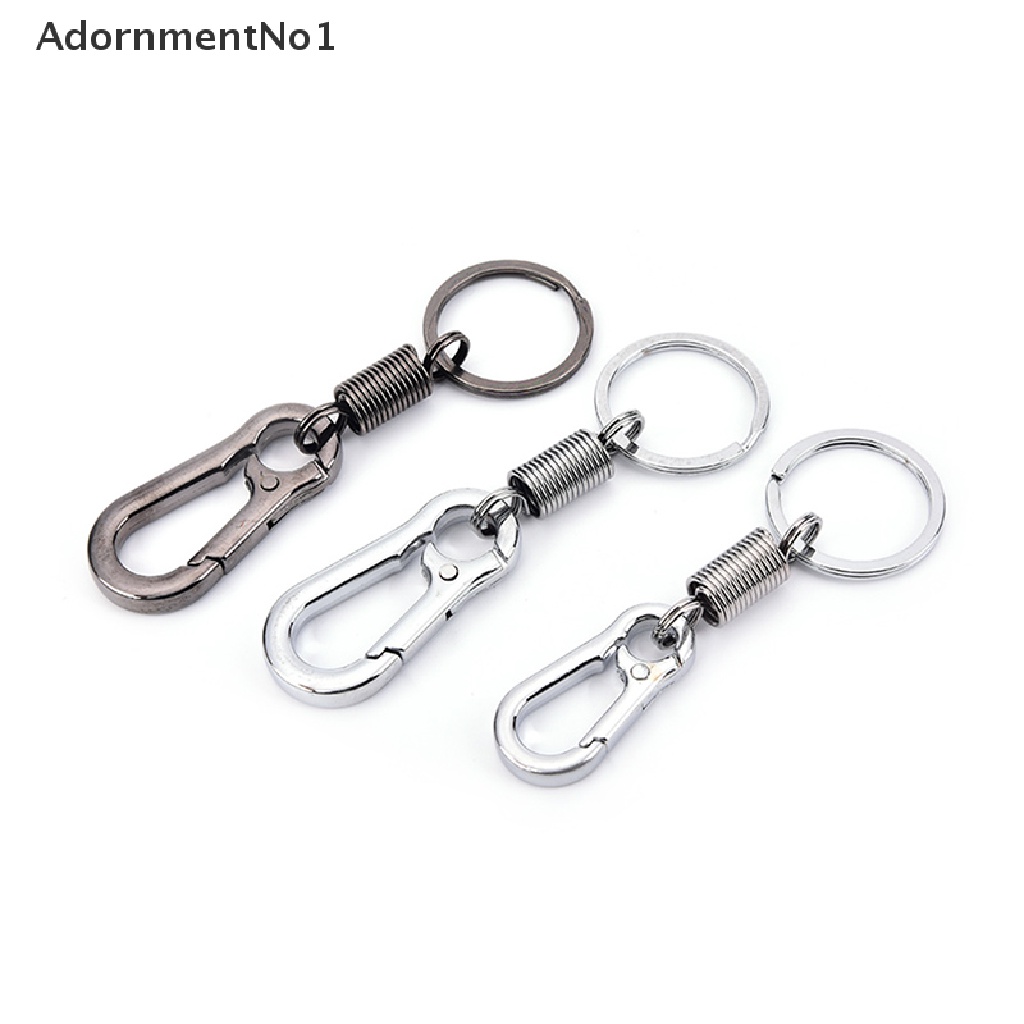 (AdornmentNo1) 1pc Gantungan Kunci carabiner Bentuk Labu Bahan Stainless steel anti Hilang