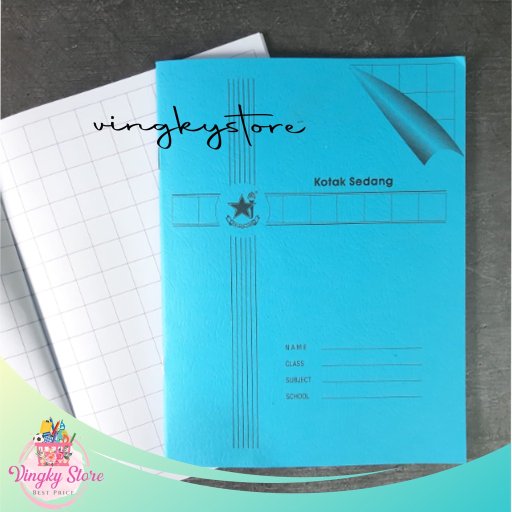

Buku Tulis Kotak Sedang Bintang Obor