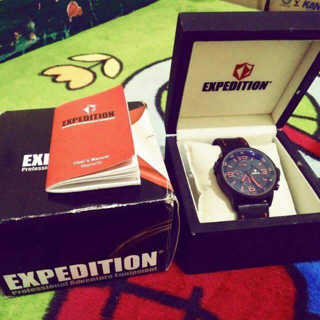 Jam tangan Expedition e6362m normal tanpa minus second