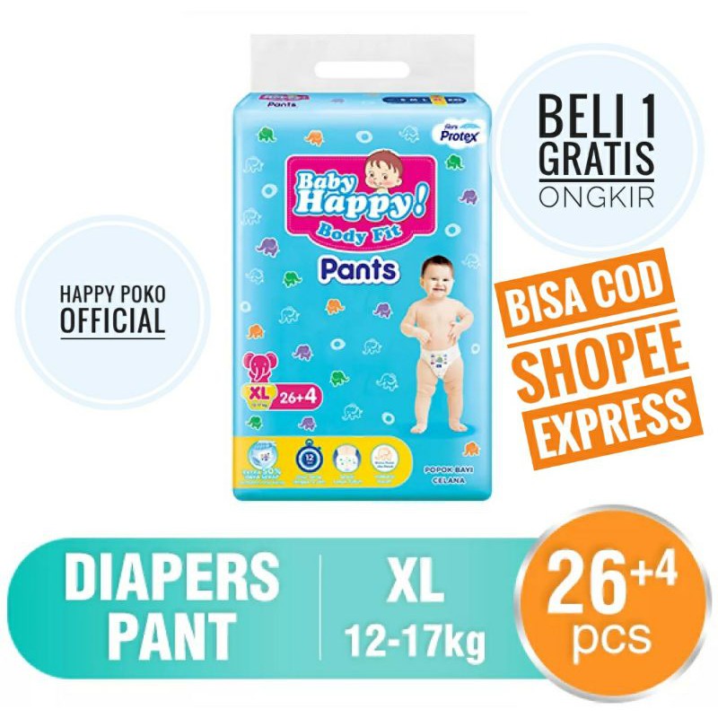 BABY HAPPY PANTS M 34 / L 30 / XL 26 / XXL 24 BABY HAPPY M34 / L30 / XL26 / XXL24 +4