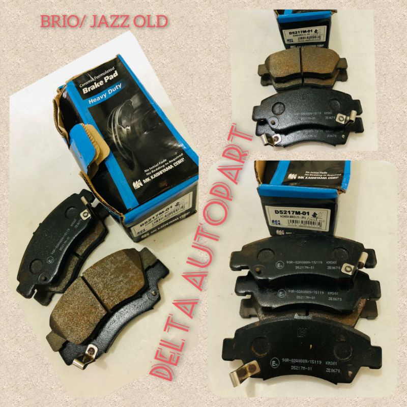 KAMPAS REM DEPAN 1 SET HONDA BRIO/ JAZZ OLD. MK