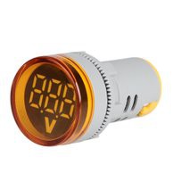 [DSP-9034] PILOT LAMP DIGITAL VOLTMETER 22MM AC 60-500V KUNING