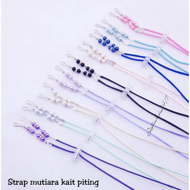 Strap mutiara tali elastis beli 10 free 2