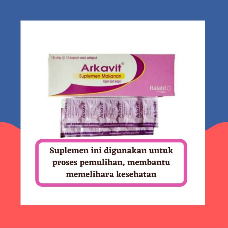 ARKAVIT STRIP 10 TABLET