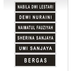 

papan nama hitam putih, bahan akrilik resin #papan nama bandar lampung