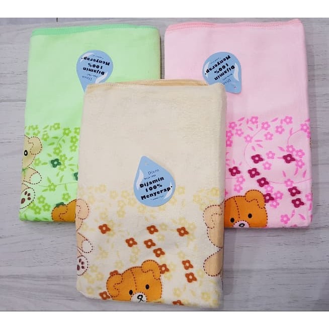 Handuk Bayi Dixon Microfiber 60x120 Terbaru Best Quality