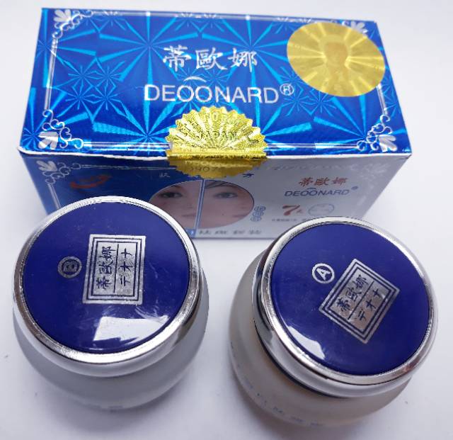 CREAM DEOONARD BIRU SET SIANG &amp; MALAM ORYGINAL