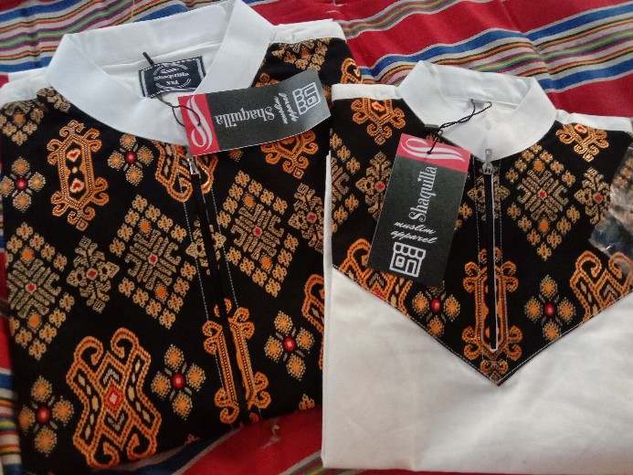 Koko Batik Couple Broken White / Putih / Koko Murah / Koko Batik