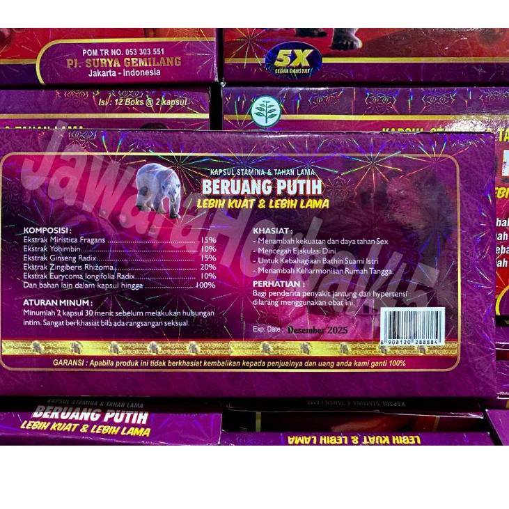 ★ MVZ !! BERUANG PUTIH Kapsul isi 12 AZR ❤️