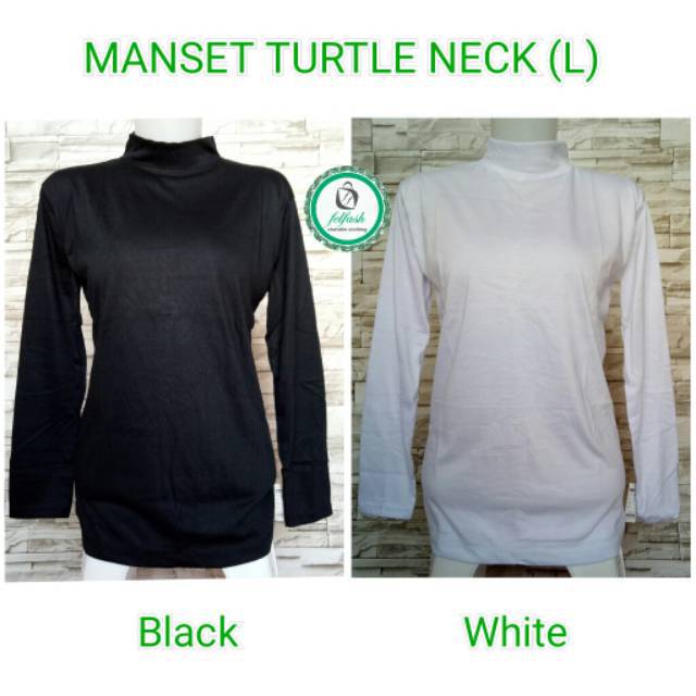 Manset turtle / high neck / leher tinggi size / ukuran L ...