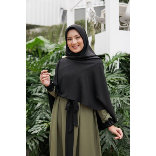 SALWA SET SYARI - SET SYARI ITYCREPE -  GAMIS ITY CREPE SET KHIMAR