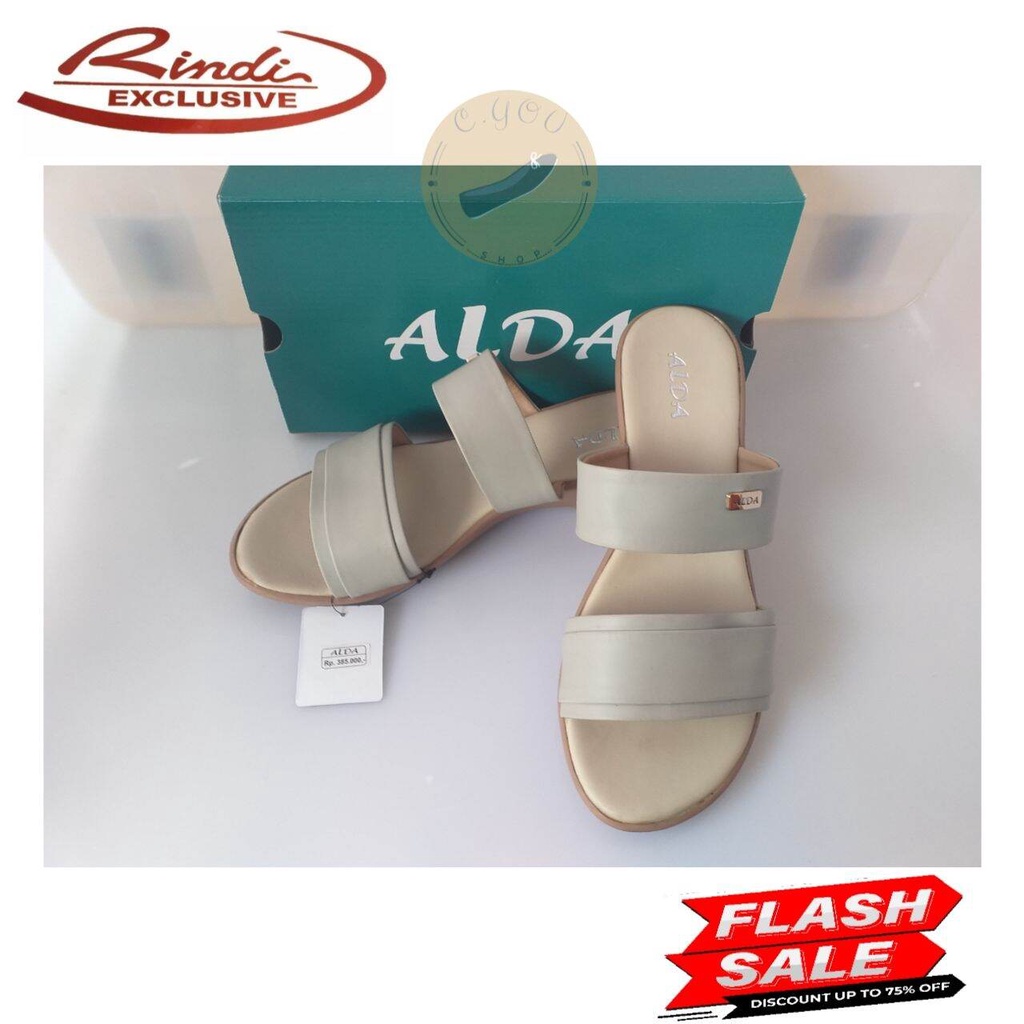 Sandal Wanita Rindi Original K534 Abu