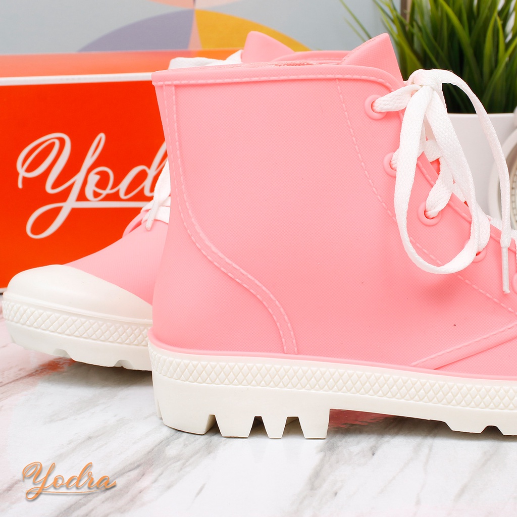 Yodra Opelise Boots Jelly Shoes Import YDR405 Real Pict