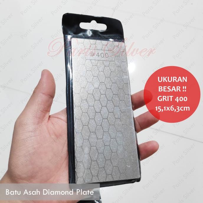 Batu asah pisau diamond berlian plate pengasah ketam pahat serut kayu