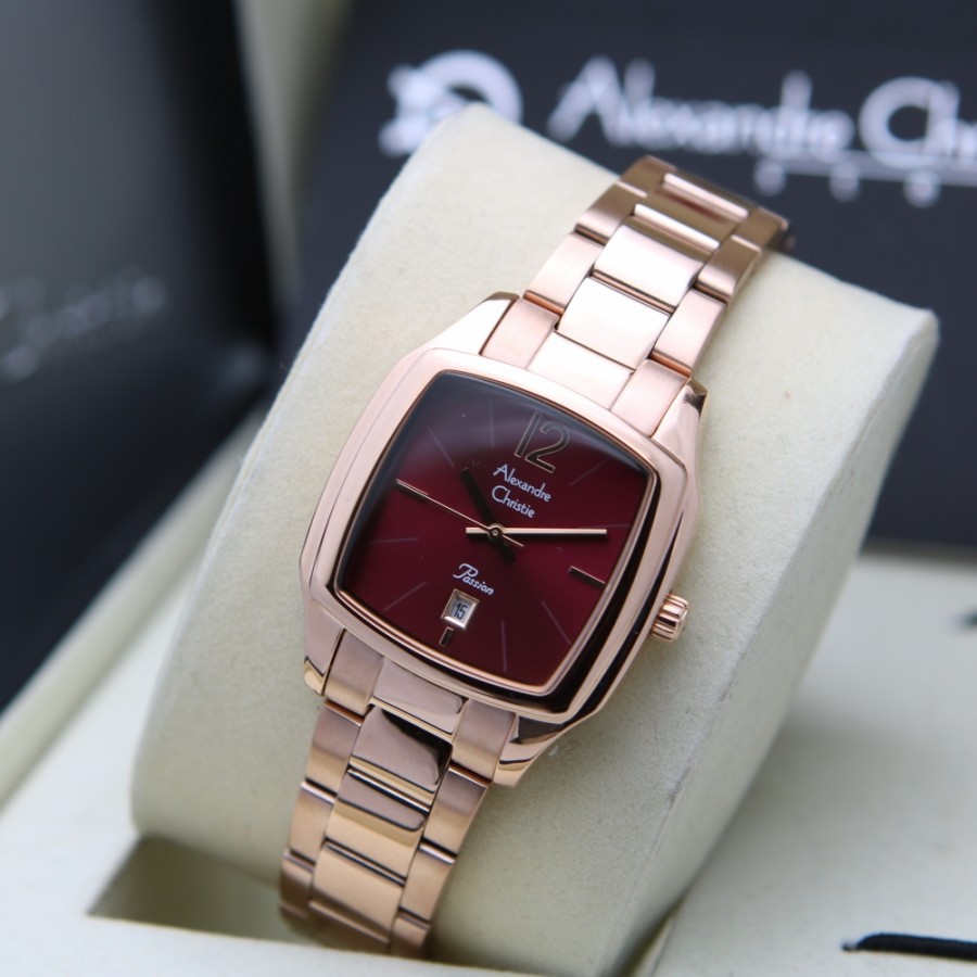 ORIGINAL Jam Tangan Wanita Alexandre Christie AC 2454 Original Garansi Resmi 1 Tahun