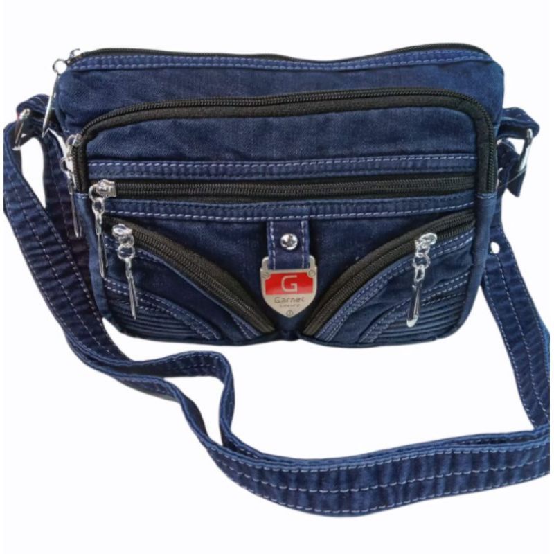 tas selempang wanita denim Garnet /tas selempang terbaru/tas  jeans