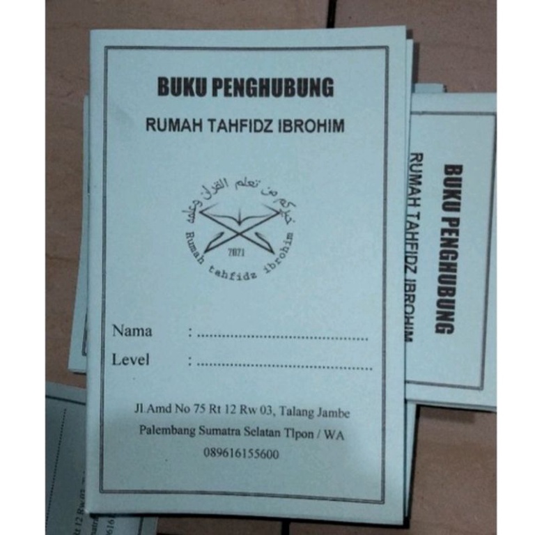 

Buku penghubung Rumah Tahfid