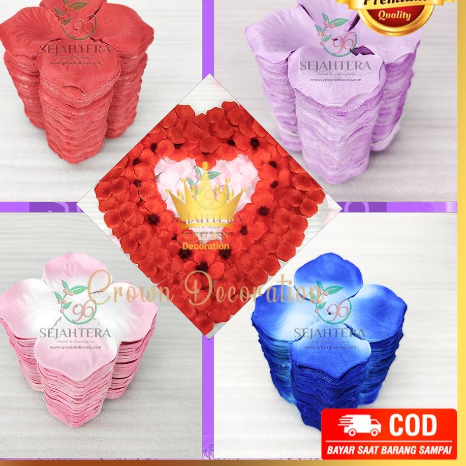 ✮ 500 GRAM ROSE PETAL (KELOPAK BUNGA MAWAR) MURAH - DEKORASI/ARTIFICIAL/BUNGA HIAS/PETALS/KARPET BUN