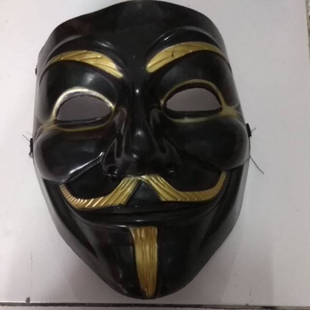 Topeng anonymous vendetta cosplay mask