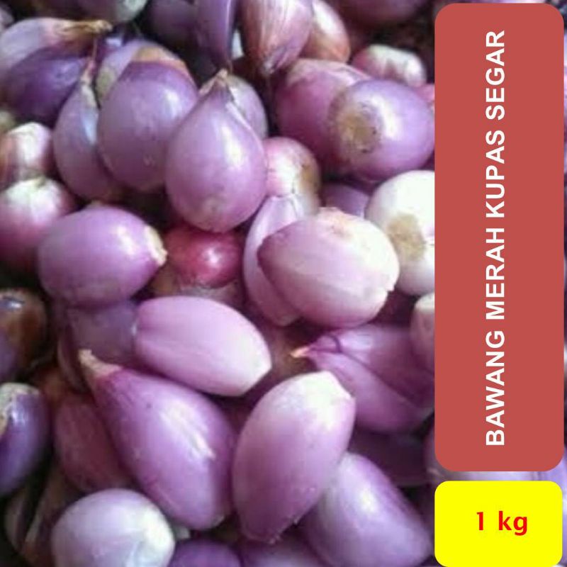 

Bawang Merah Kupas Segar 1 kg