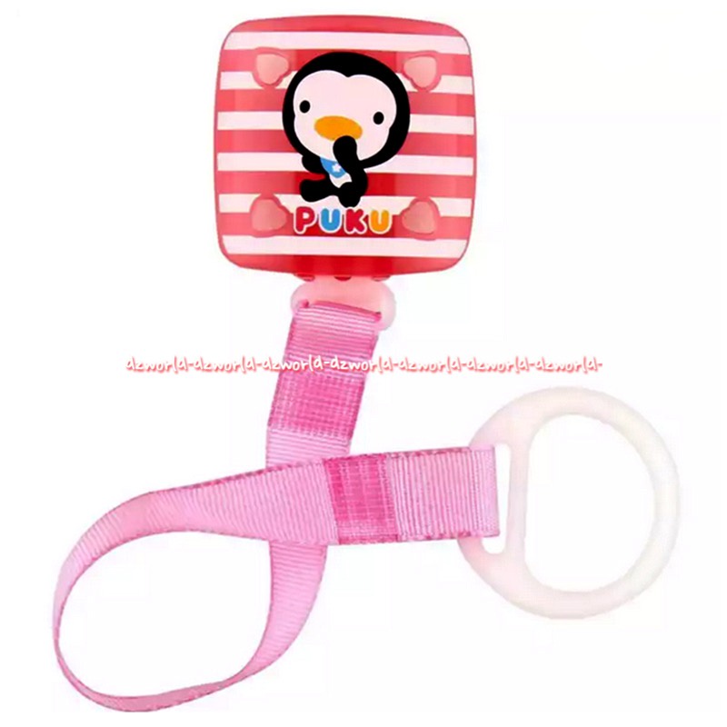 Puku Pacifier Chain Empeng Dot Bayi Dengan Tali Gantung Pukku Dott For Baby